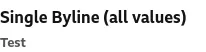 Byline