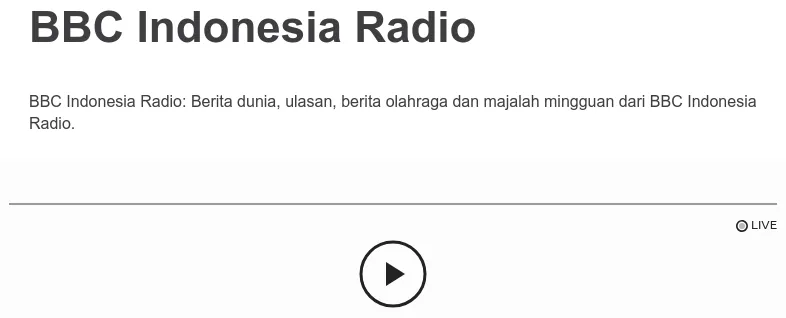 Radio Page