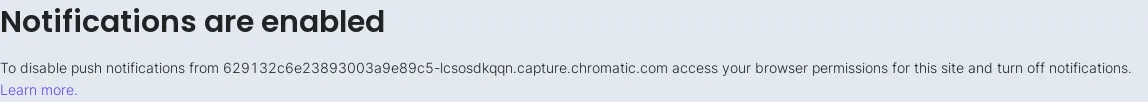 Browser Notifications